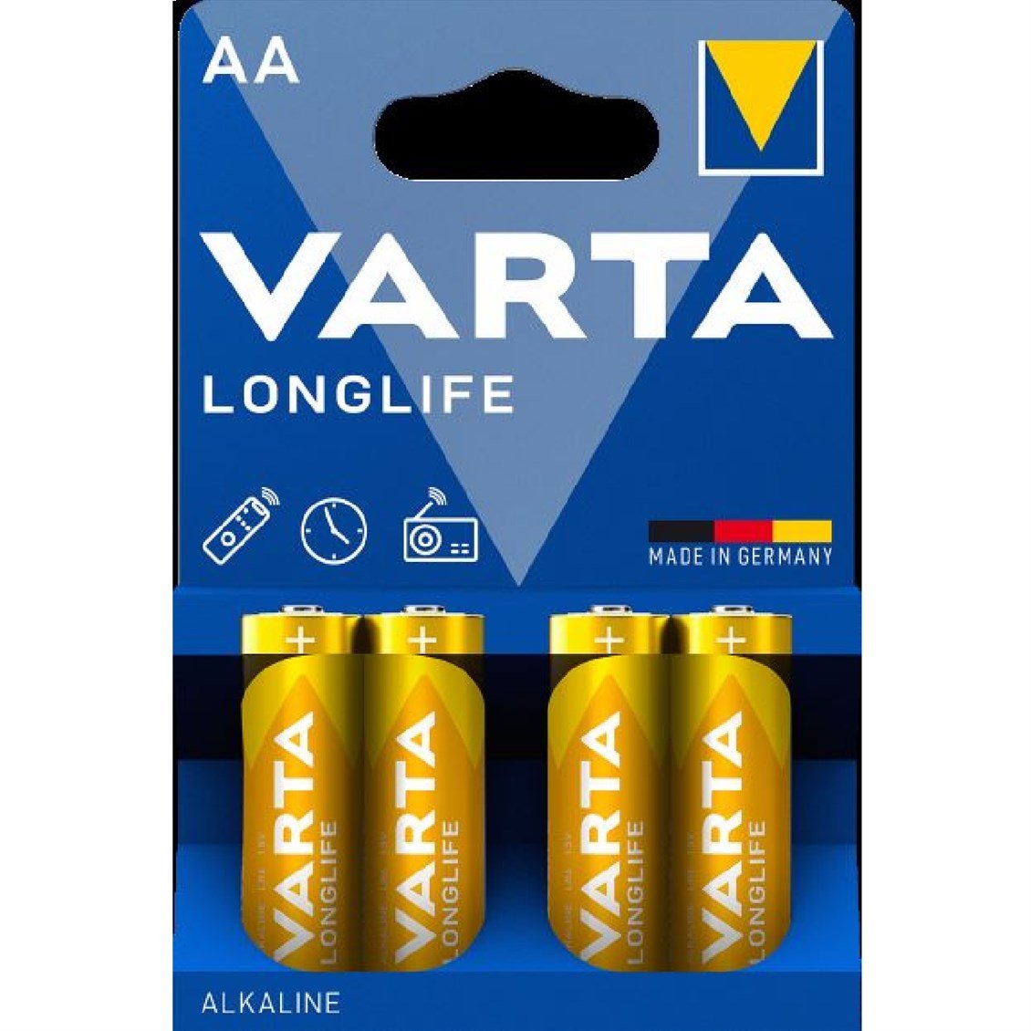 Varta Longlife Alkalin Kalem Pil AA 4'lü