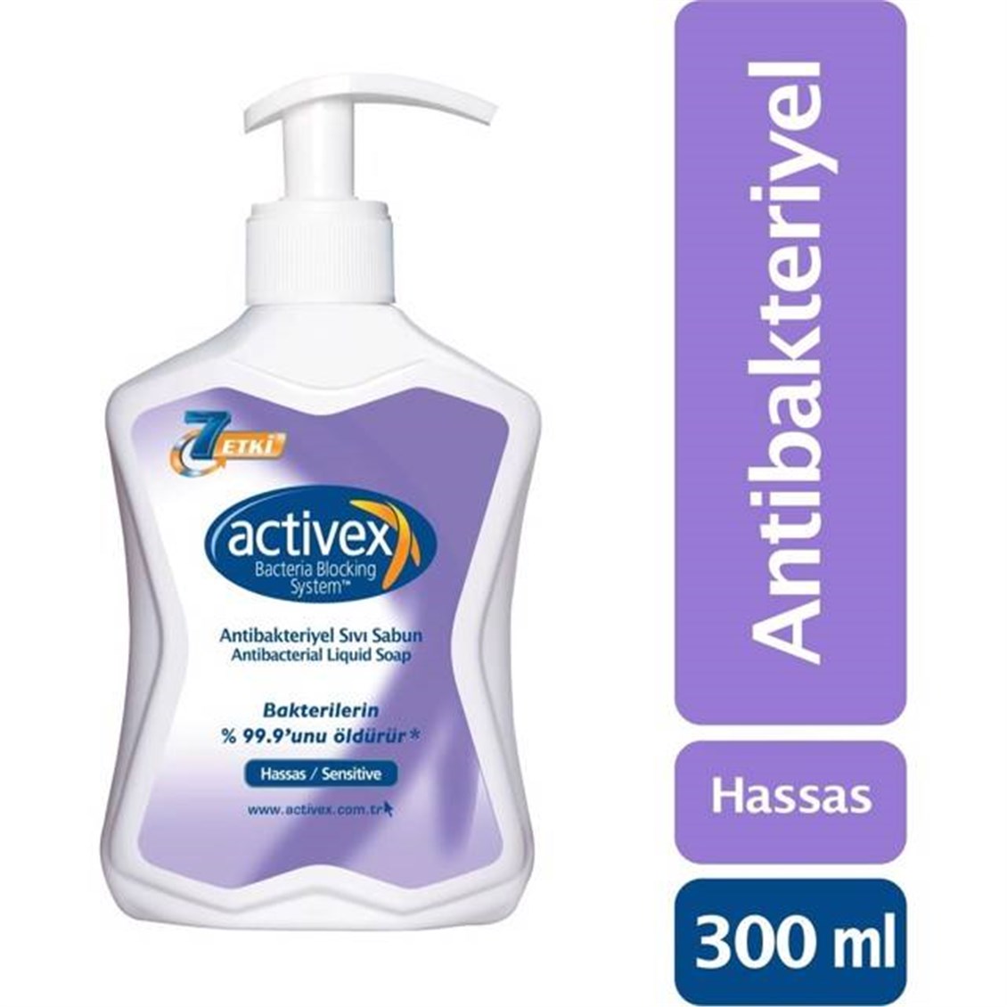 Activex Antibakteriyel Sıvı Sabun Hassas 300 ml - Onur Market
