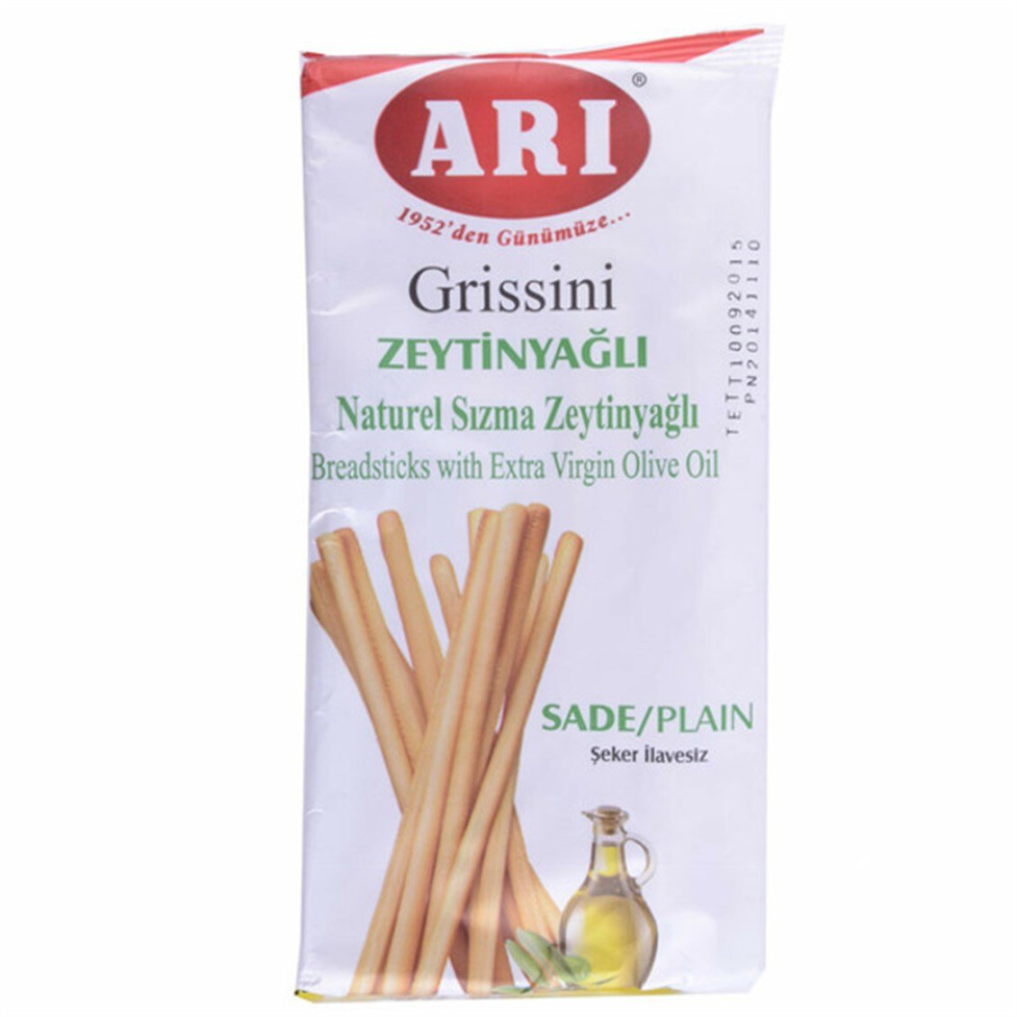 Arı Grissini Zeytinyağlı Sade 100 Gr