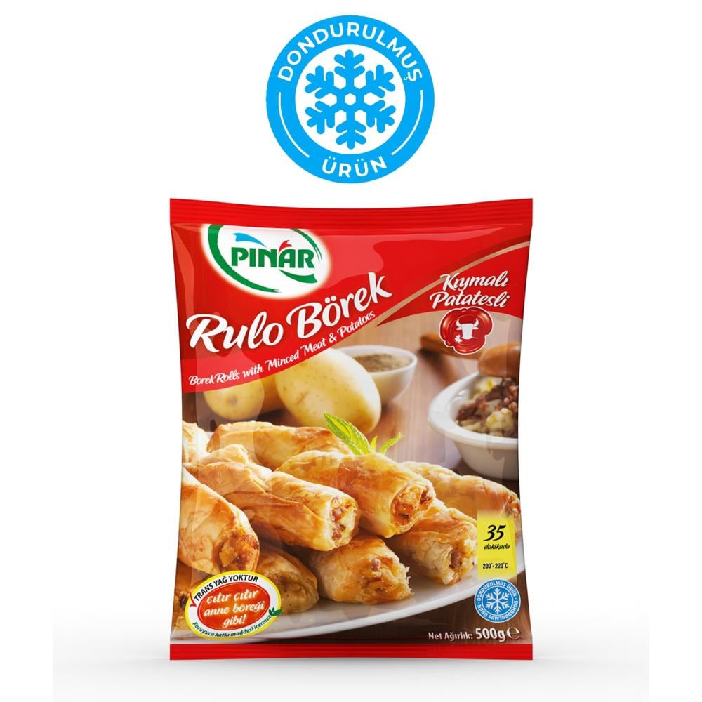 Pınar Kıymalı Patatesli Börek Dondurulmuş 500 gr