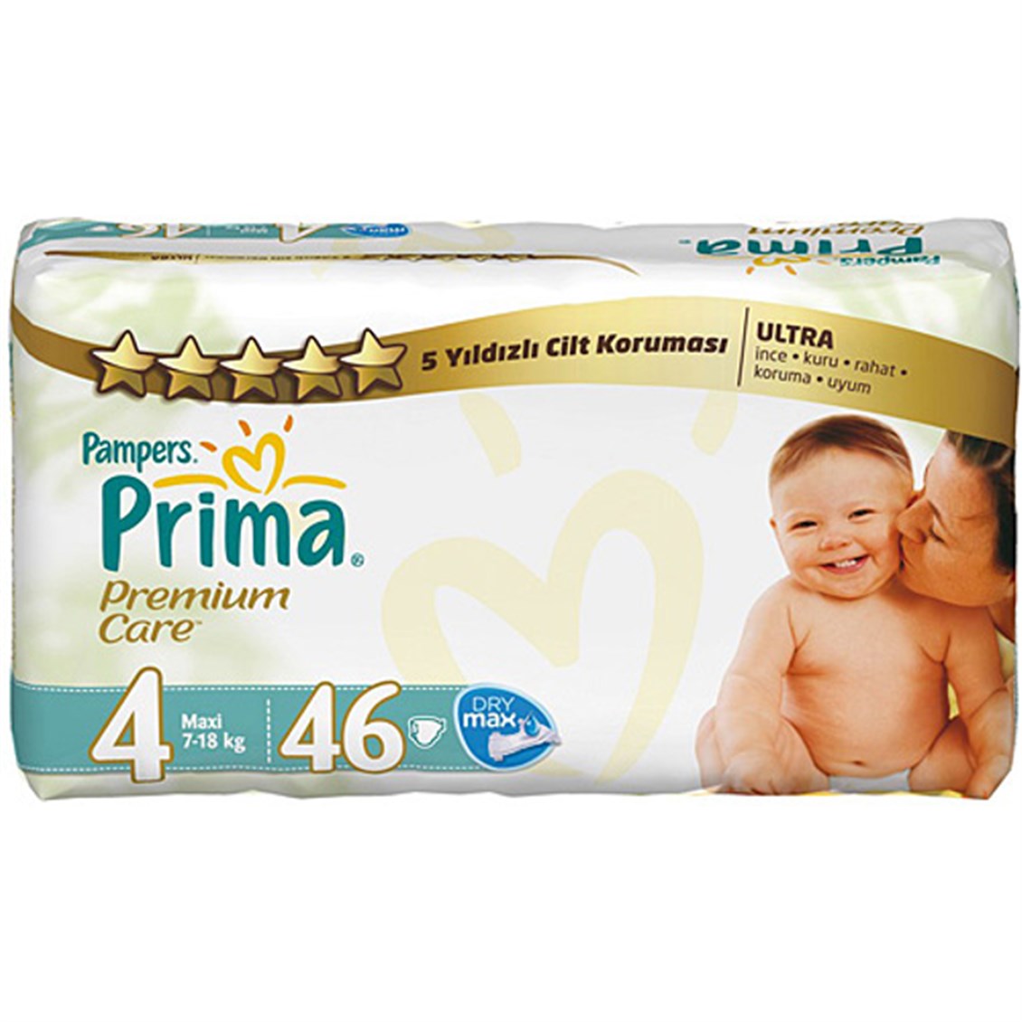 Prima Premium Care 4 Numara Maxi 46'lı Bebek Bezi - Onur Market