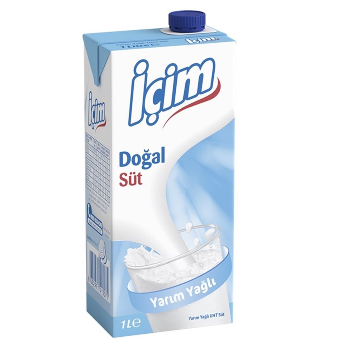 İçim Yarım Yağlı Süt 1 lt