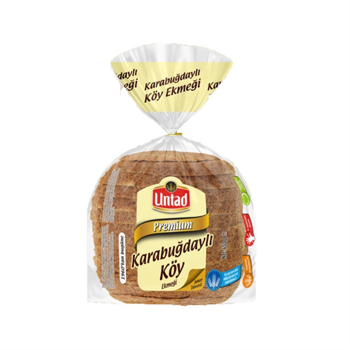 Untad Karabuğdaylı Köy Ekmeği Premium 450 Gr