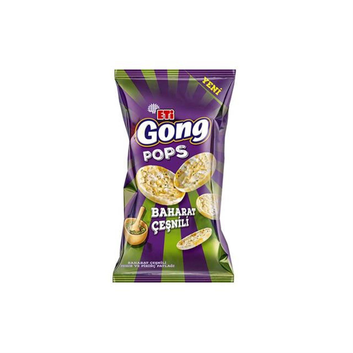 Eti Gong Pops Cips 80 gr Baharat Çeşnili