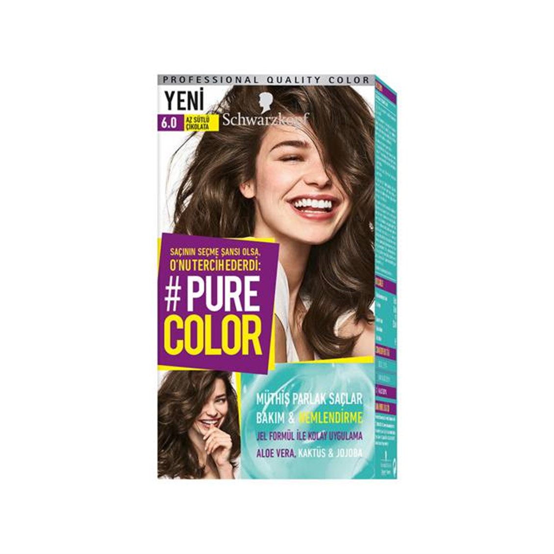 Pure Color 6-0 Az Sütlü Çikolata Saç Boyası - Onur Market
