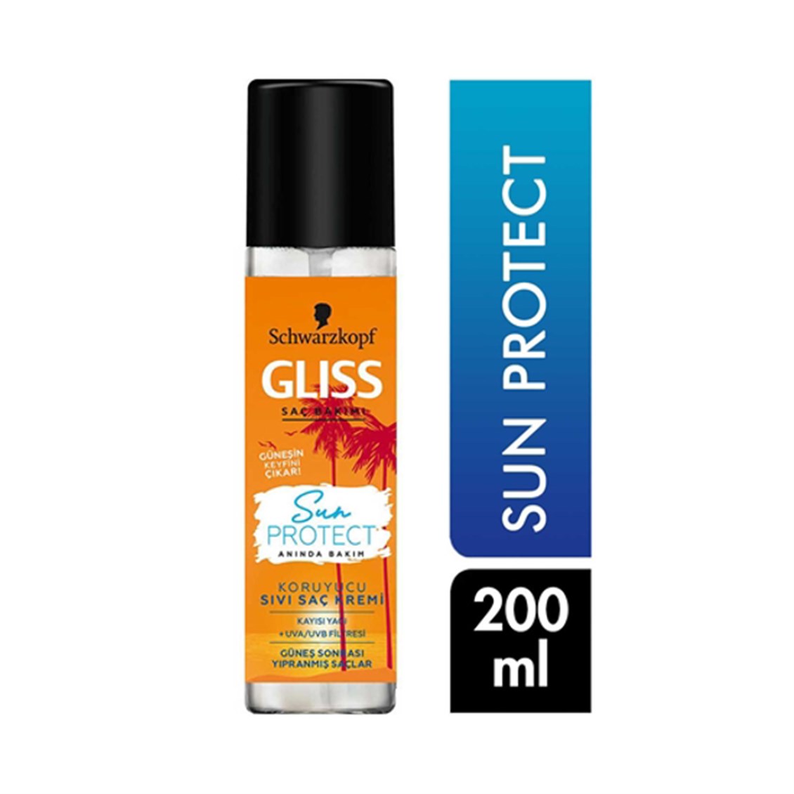 Gliss Sun Protect Sıvı Saç Kremi 200 ml - Onur Market