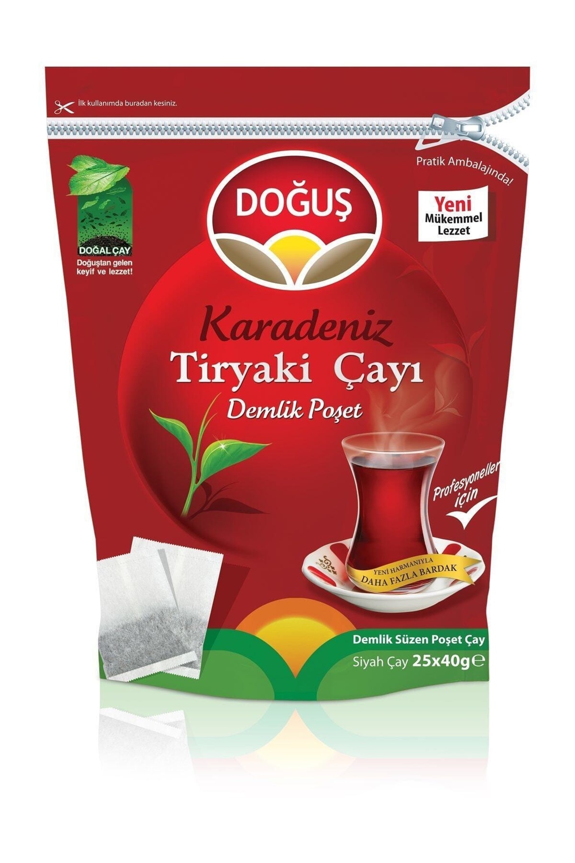 Dogus Tiryaki Demlık Çay 25 Lı 1000 Gr - Onur Market