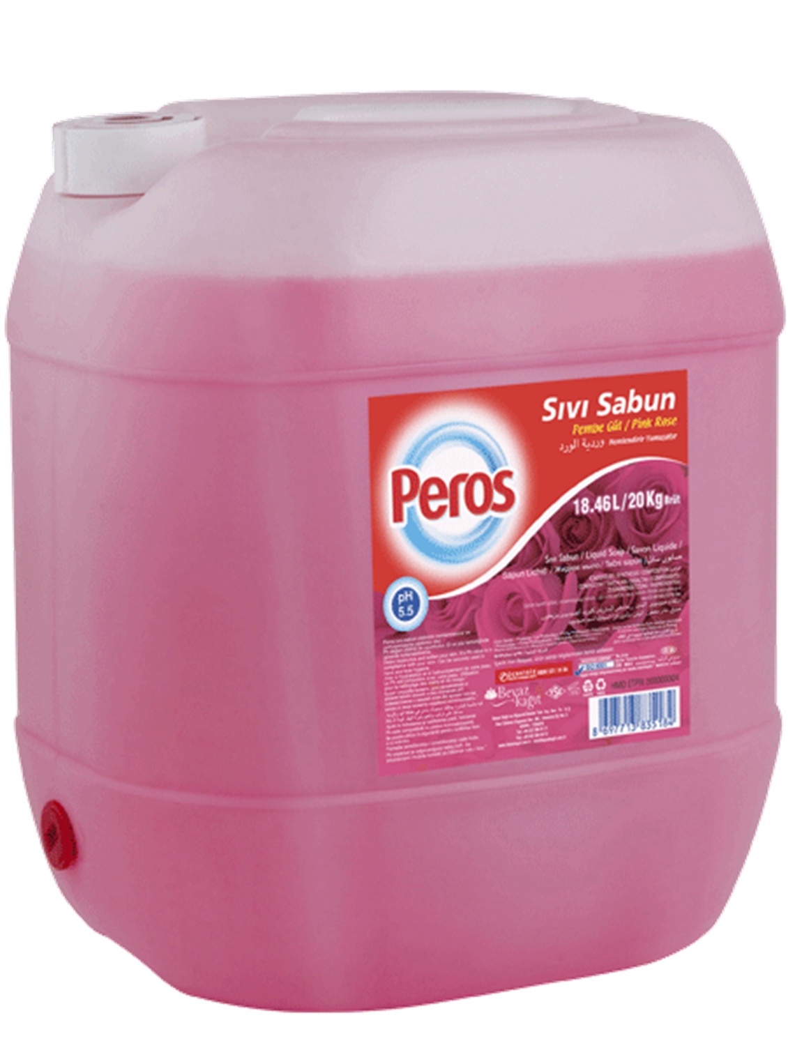 Peros Sıvı Sabun Pembe 20 kg - Onur Market