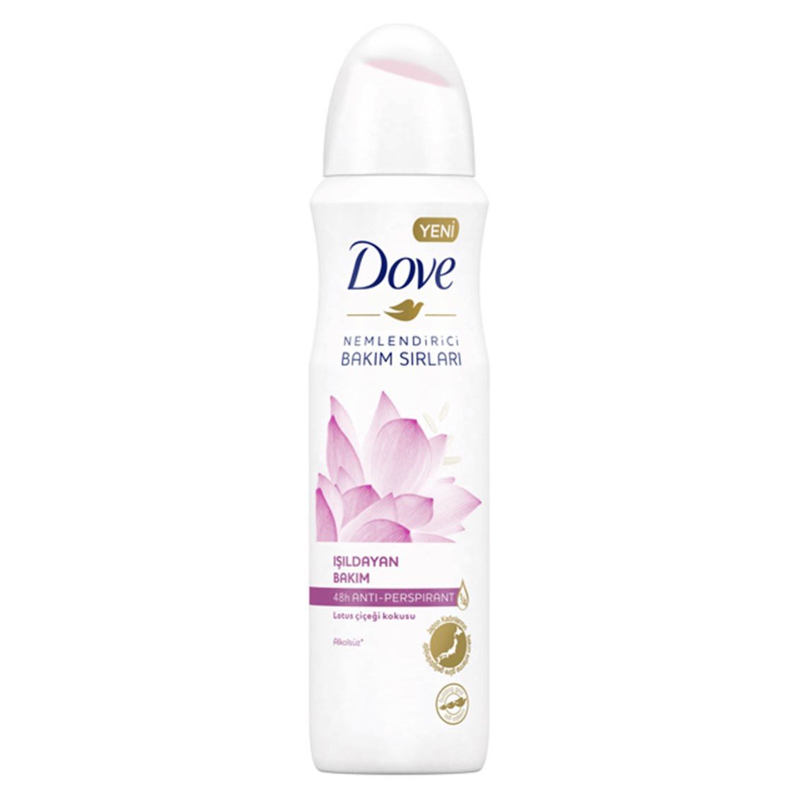 Dove Lotus Çiçeği Kokusu Kadın Deodorant Sprey 150 Ml - Onur Market