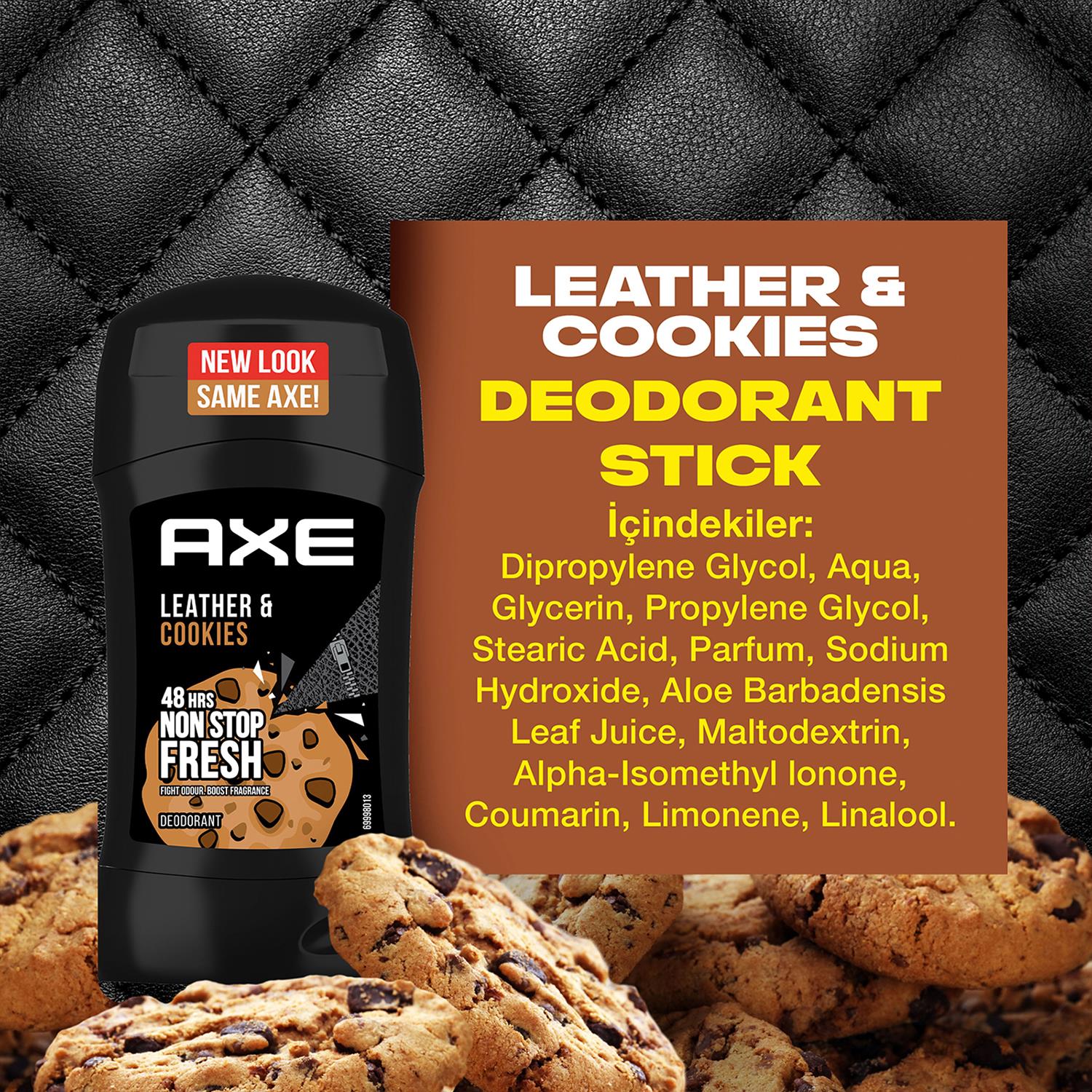 Axe Stick Leather Cookies 50 ml - Onur Market