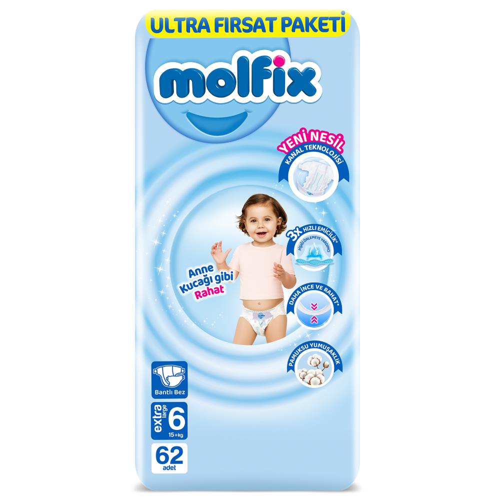 Molfix Ultra Fırsat Paketi Large 62'li - Onur Market