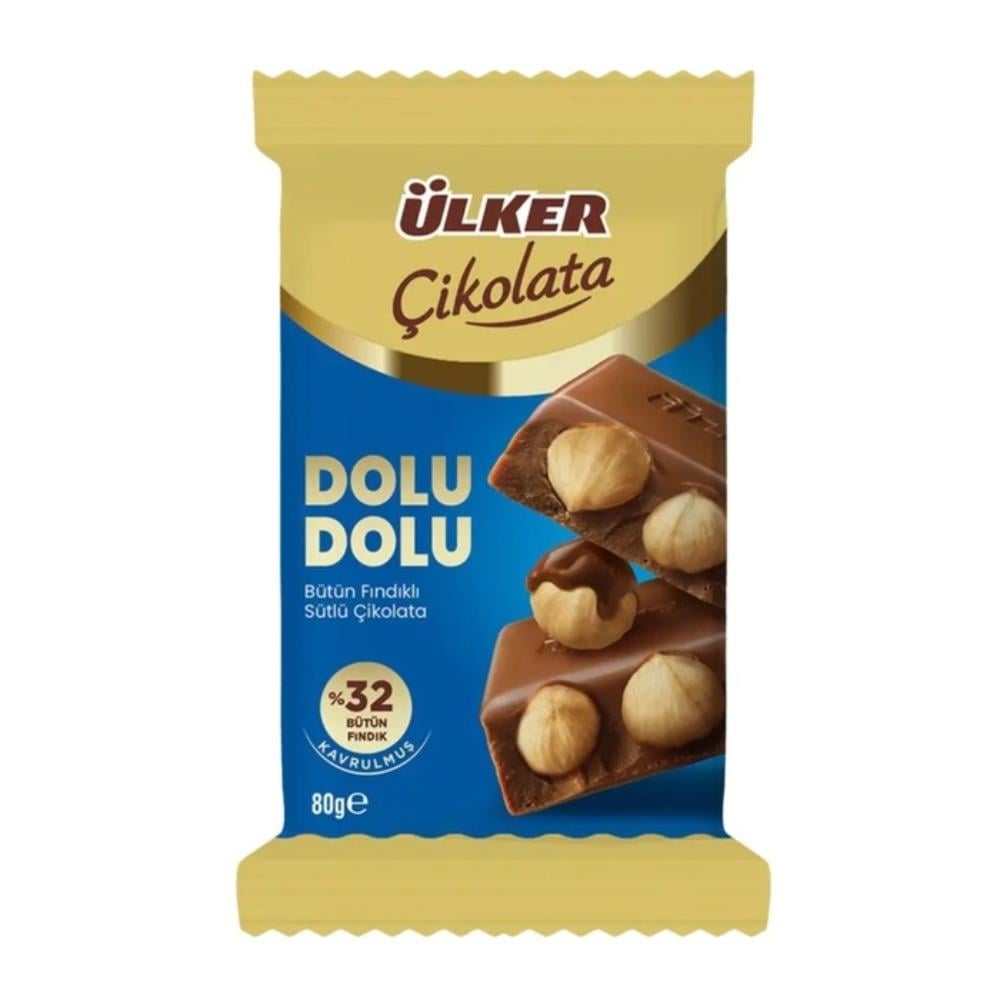 Ülker Çikolata Dolu Dolu Fındık 80 gr