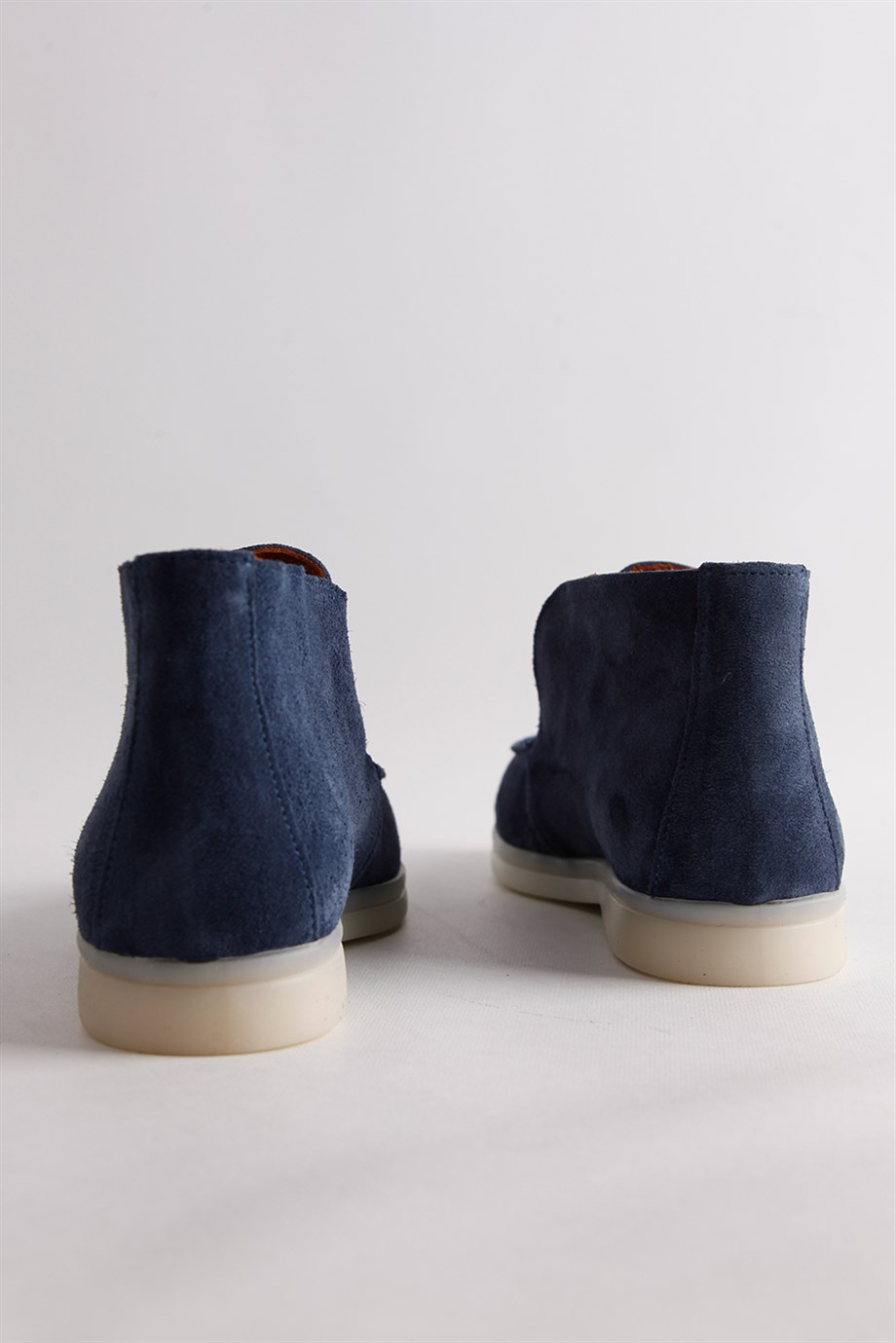 Megi Womens Jeans Blue Suede Casual Shoes