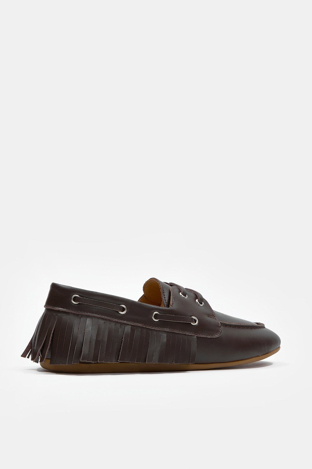 Moppy Kahve Hakiki Deri Kadın Loafer Ayakkabı