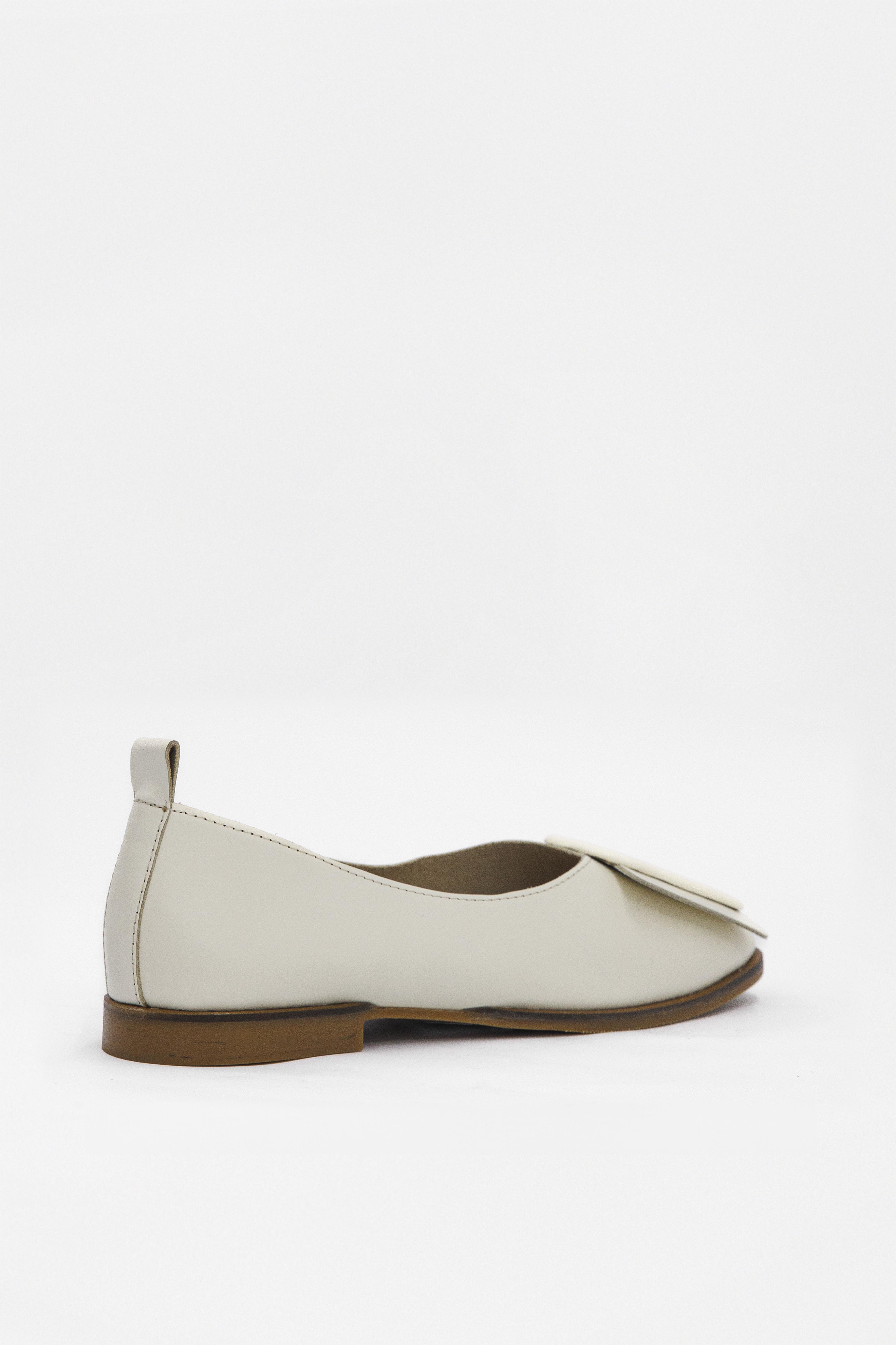 Rilinda Бежевые Женские Балетки из Натуральной Кожи