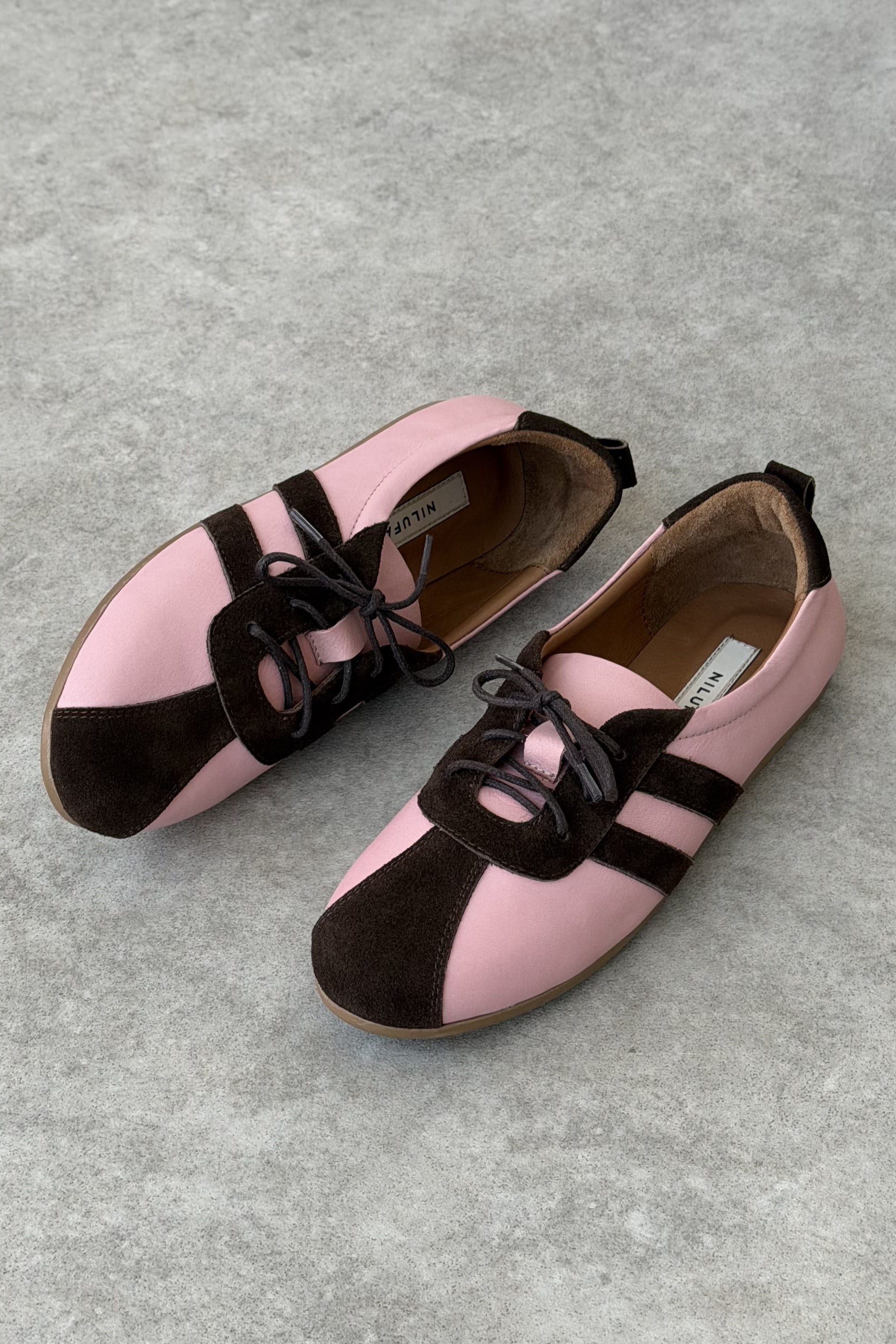 Solea Pembe Hakiki Deri Kadın Sneaker