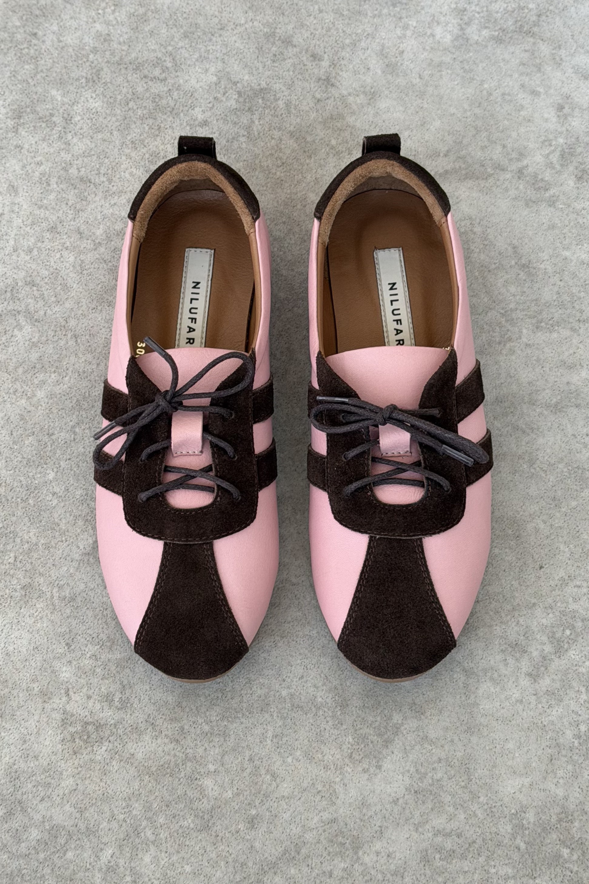 Solea Pembe Hakiki Deri Kadın Sneaker