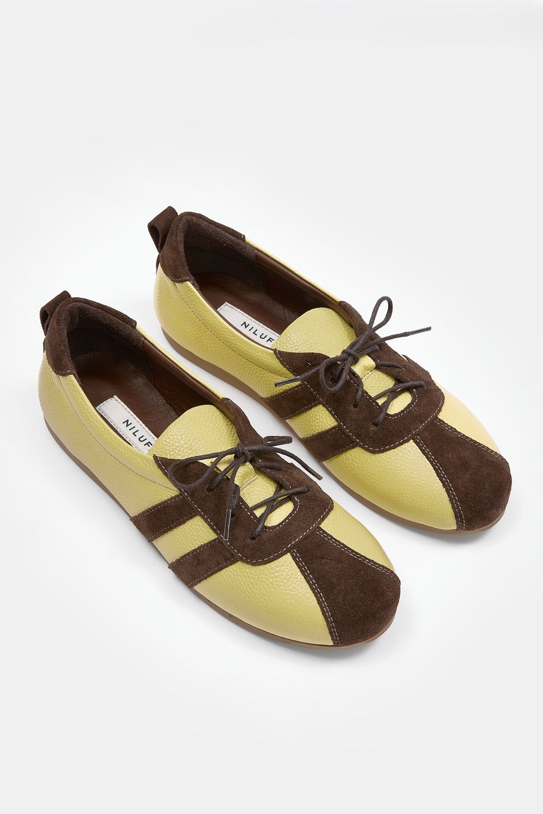 Solea Sarı Deri Kadın Sneaker