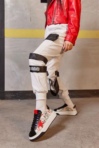 Goose Siyah Hakiki Süet Kadın Sneaker