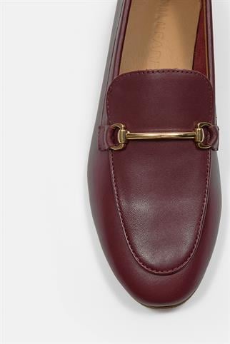 Livia Bordo Hakiki Deri Kadın Loafer