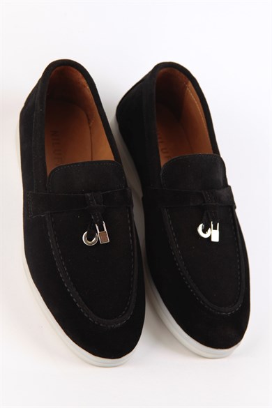 Lou Женская Чёрная Замшевая Повседневная Обувь