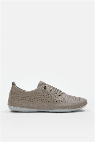 Mariable Vizon Hakiki Deri Kadın Sneaker