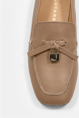 Mata Nude Hakiki Deri Kadın Loafer