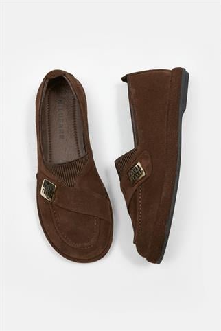 Mii Acı Kahve Hakiki Süet Kadın Loafer