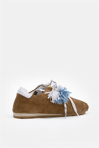 Mirella Taba Süet Hakiki Deri Kadın Sneaker