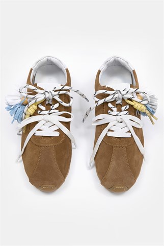 Mirella Taba Süet Hakiki Deri Kadın Sneaker