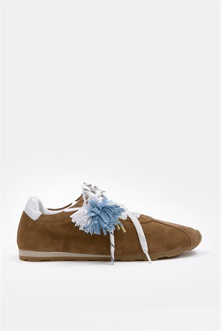 Mirella Taba Süet Hakiki Deri Kadın Sneaker