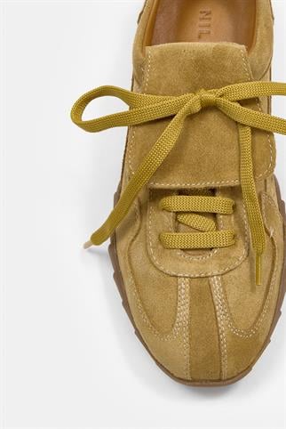 Welissa Camel Süet Hakiki Deri Kadın Sneaker