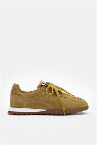 Welissa Camel Süet Hakiki Deri Kadın Sneaker