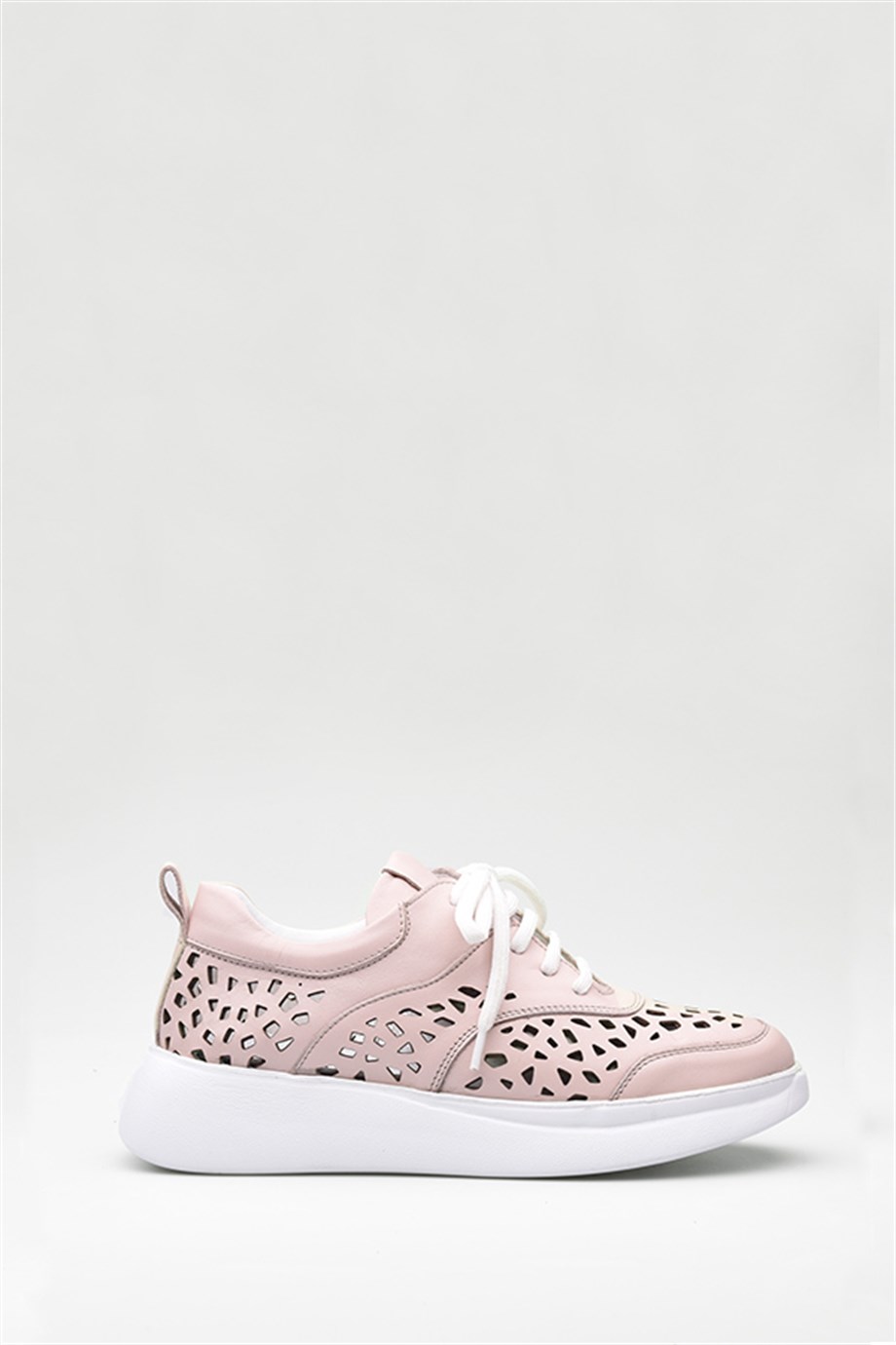 Daisy Women's Powder Pink Leather Sneakers