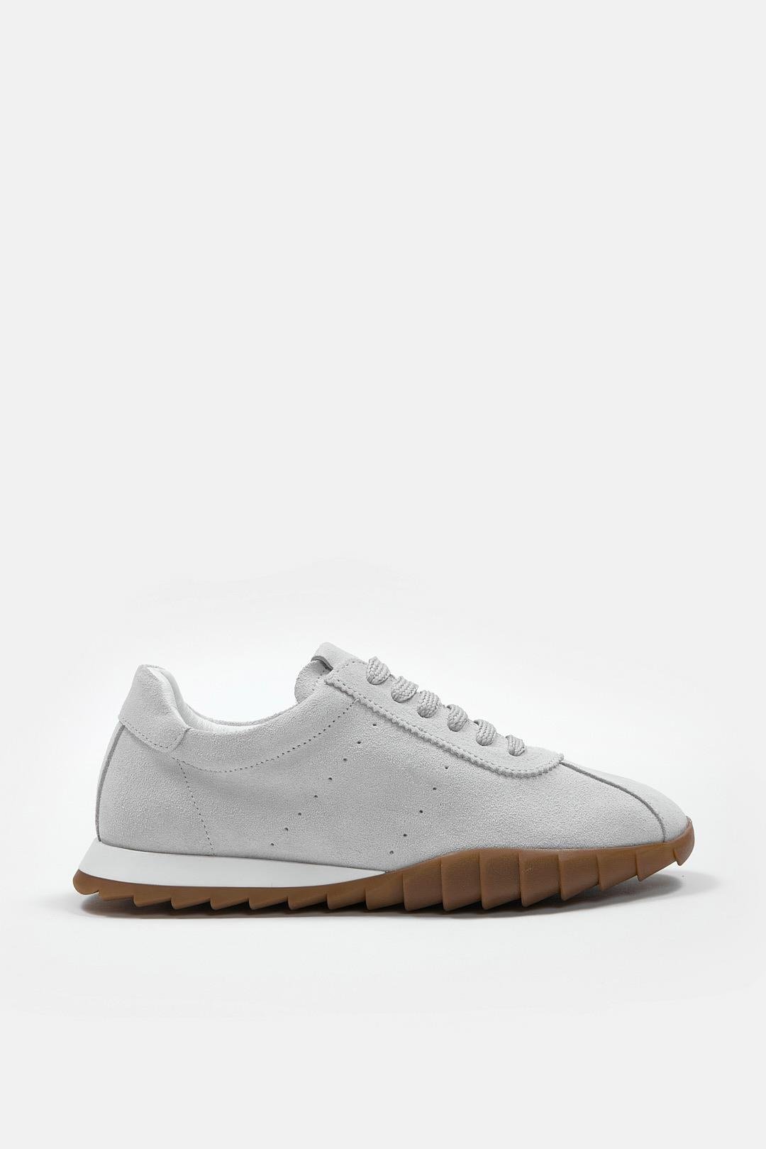 Diez Beyaz Süet Hakiki Deri Kadın Sneaker