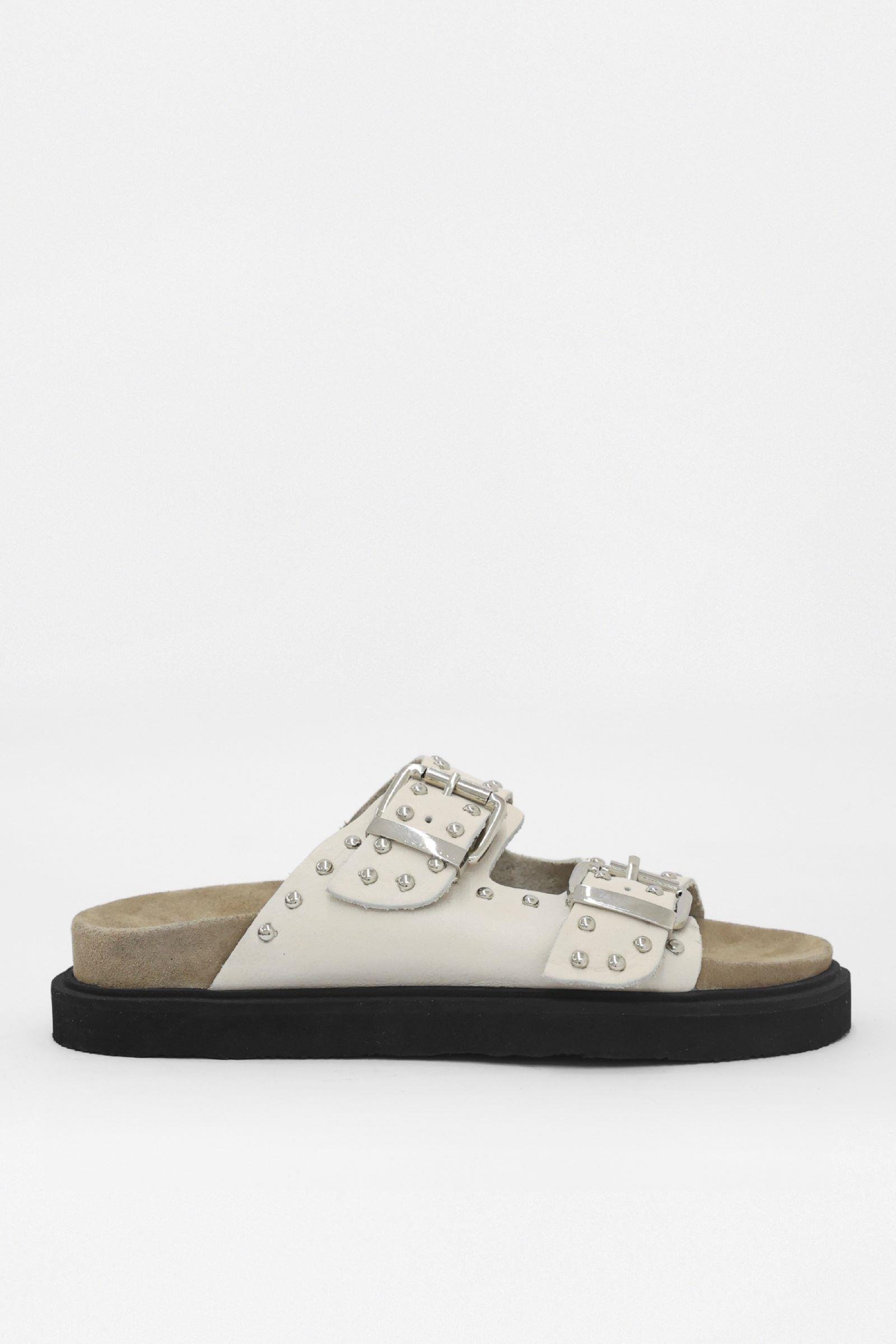 Eva Bej Hakiki Deri Troklu Kadın Terlik