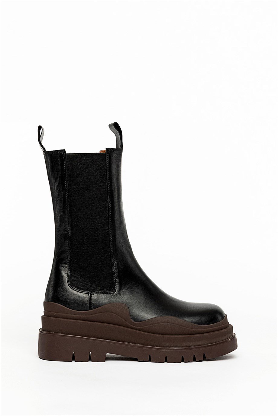 Gloria Women's Black Leather Boots  
