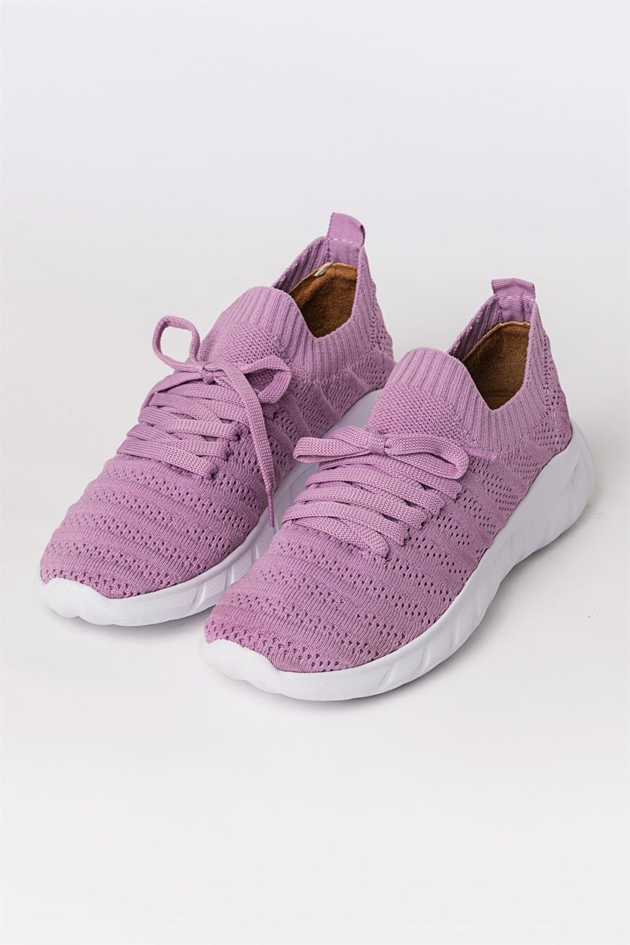 İrena Women's Lilac Knit Casual Shoes