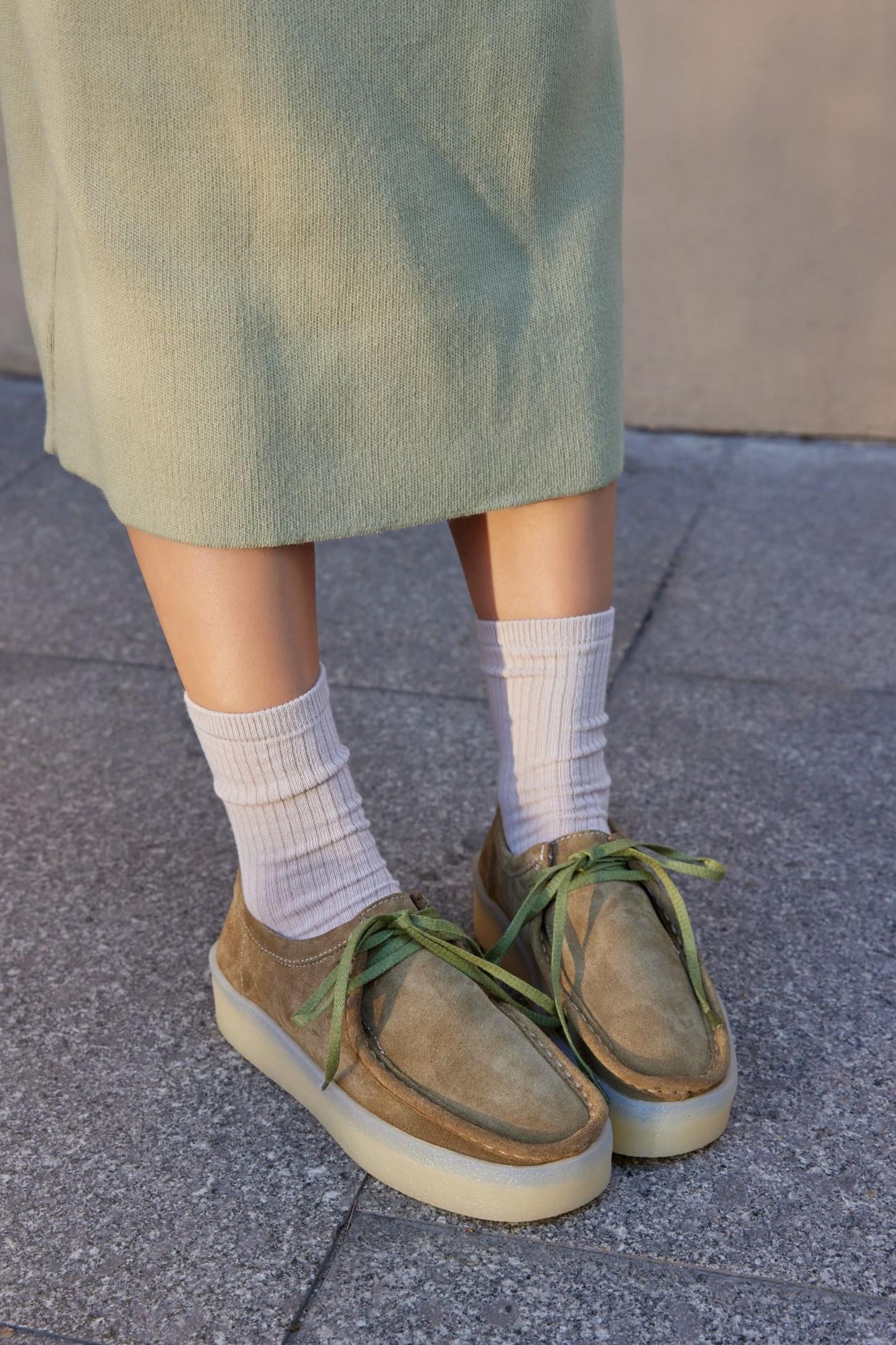 James Haki Hakiki Deri Bağcıklı Kadın Ayakkabı