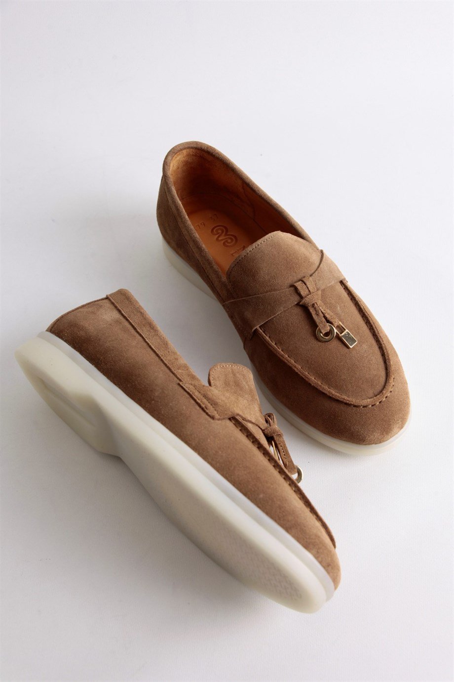 Lou Wome's Saddle Brown Suede Casual Shoes