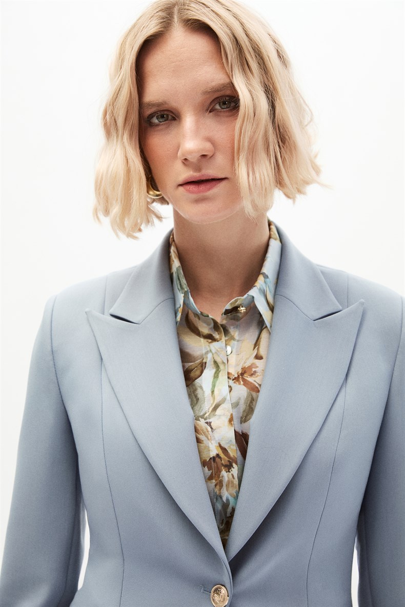 Mavi Blazer Ceket