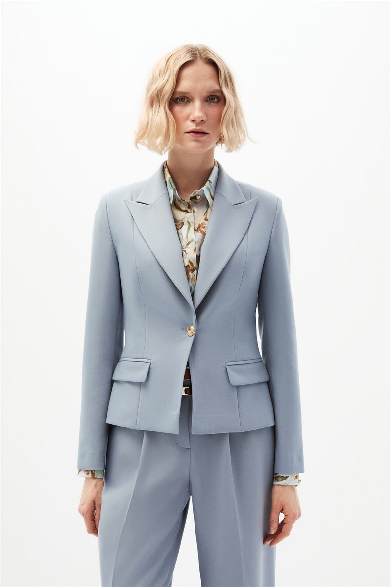 Mavi Blazer Ceket