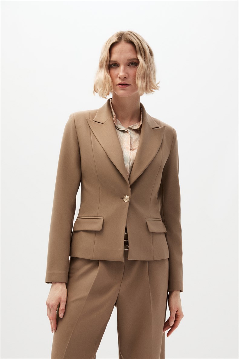 Bej Blazer Ceket