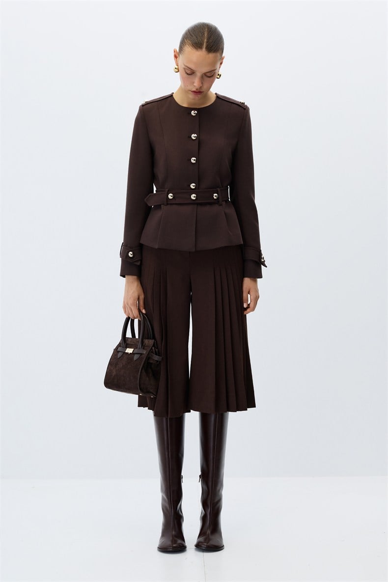 Kruvaze blazer ceket