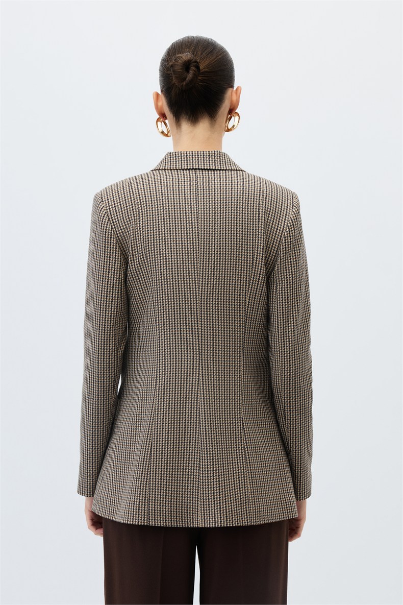 Kazayağı blazer ceket