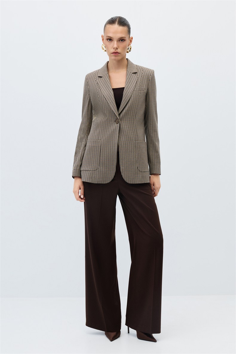 Kazayağı blazer ceket