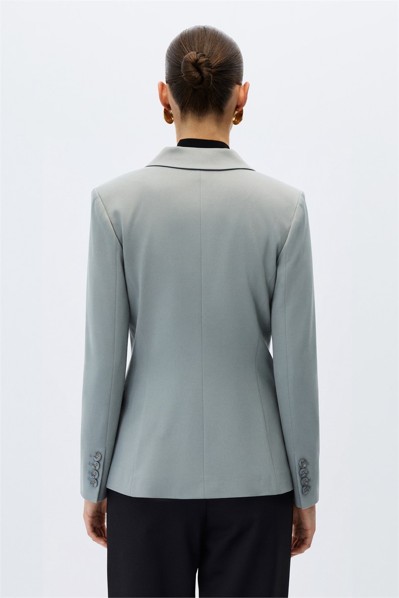 Asimetrik blazer ceket