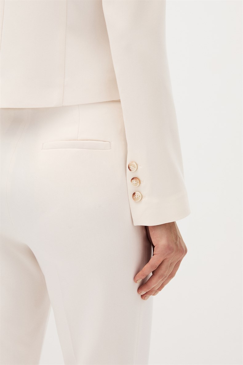 Ekru Ceket Pantolon Takım
