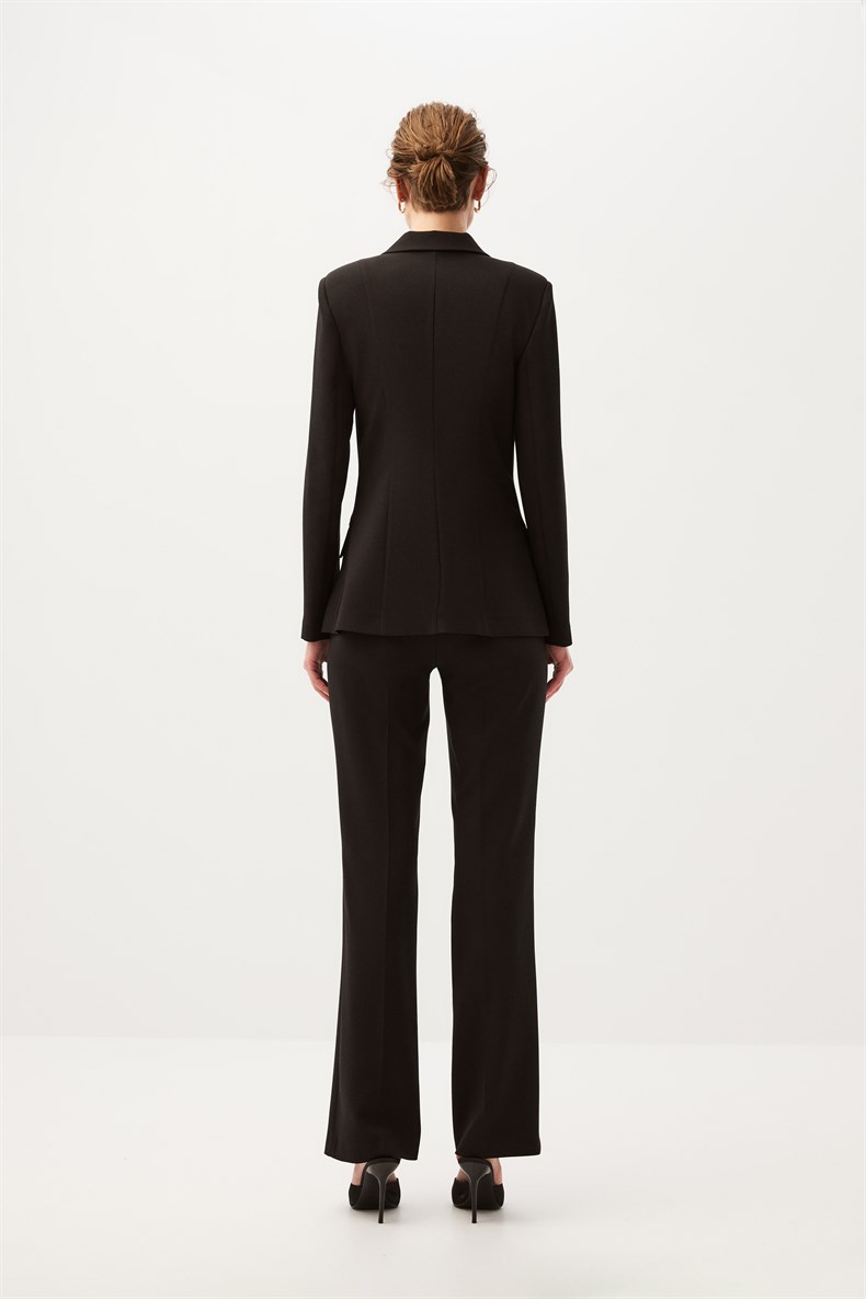 Siyah Blazer Ceket Takım