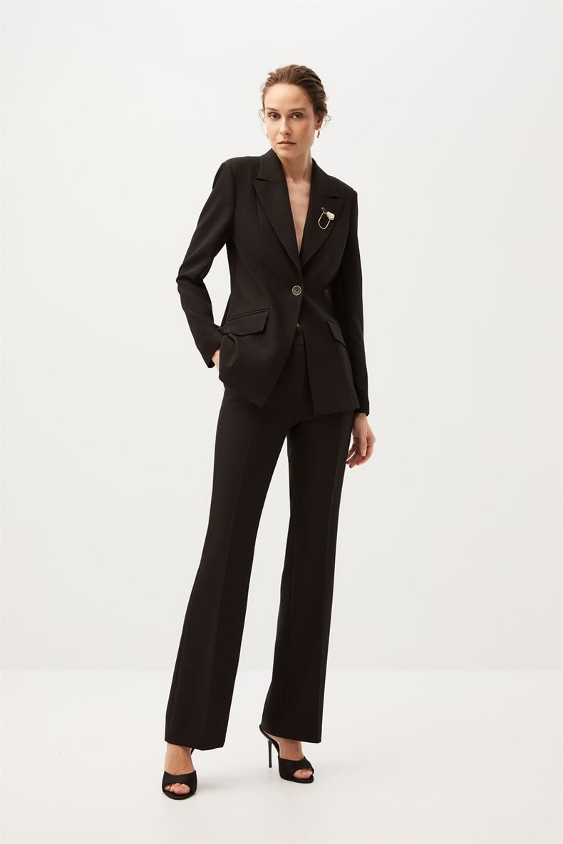 Siyah Blazer Ceket Takım